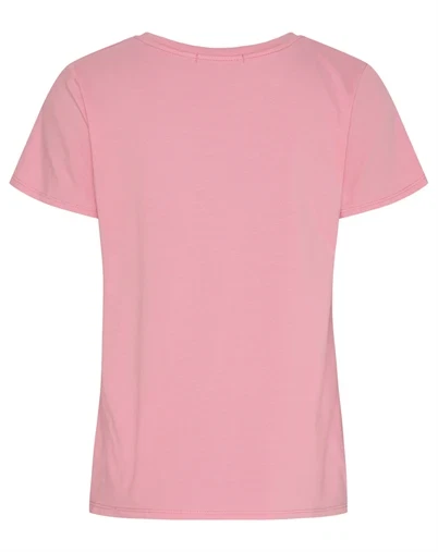 Marta Du Chateau - MDCHerdis T-shirt - Rose Barbie/Beige